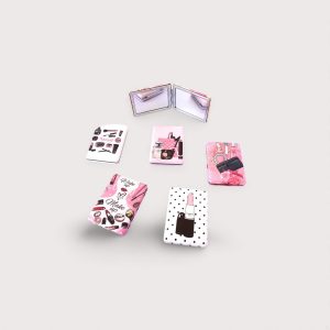 Pill box round Mirror