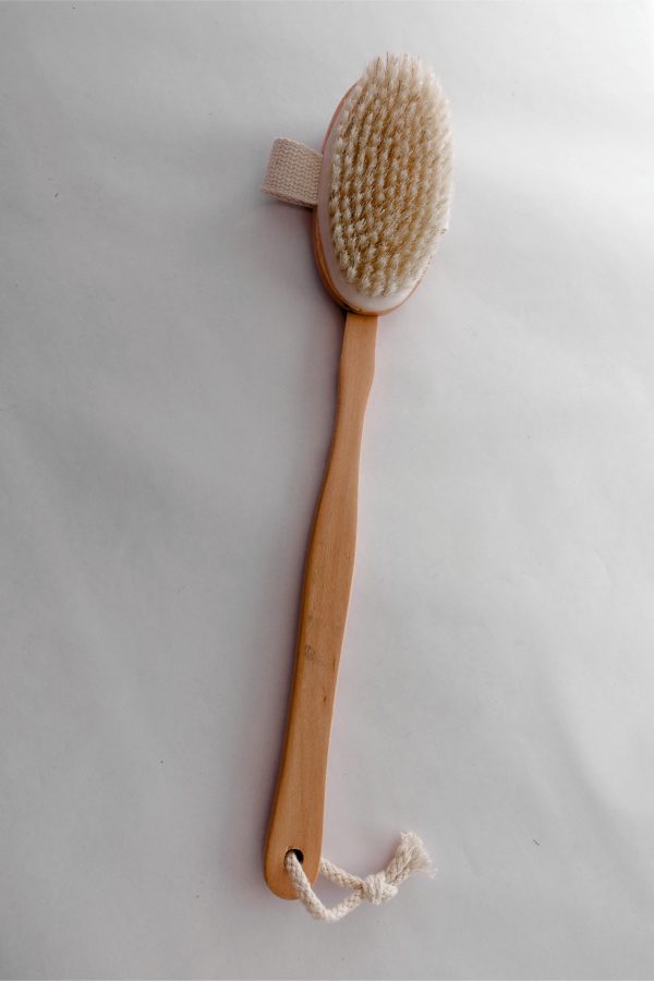 wooden bath brush