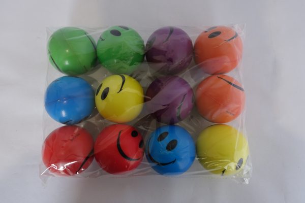 smiling face ball colour