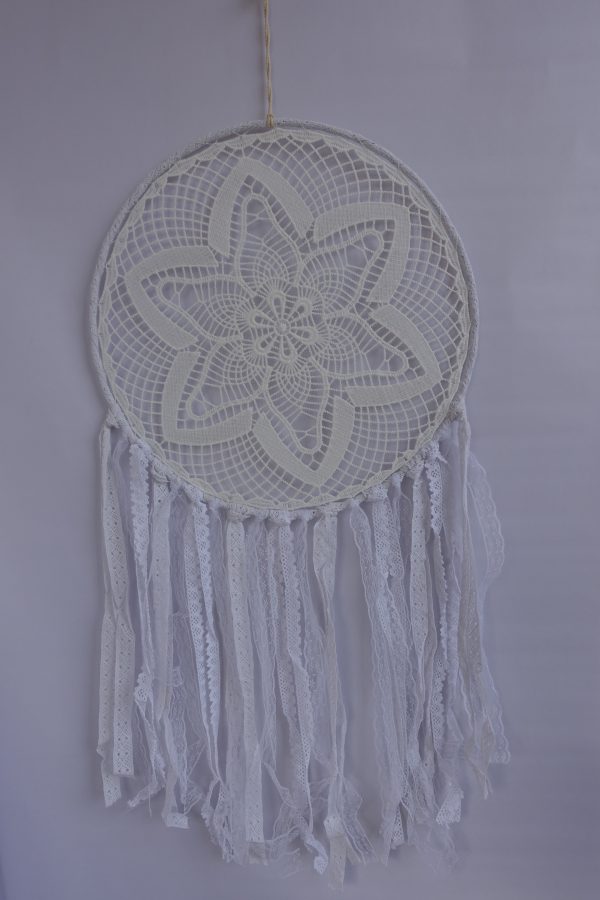 DREAM CATCHER 45CM WHITE