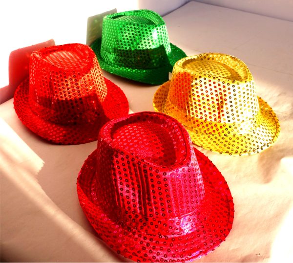 Sequins top hat