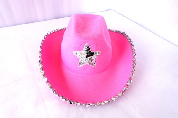 Pink hat with star