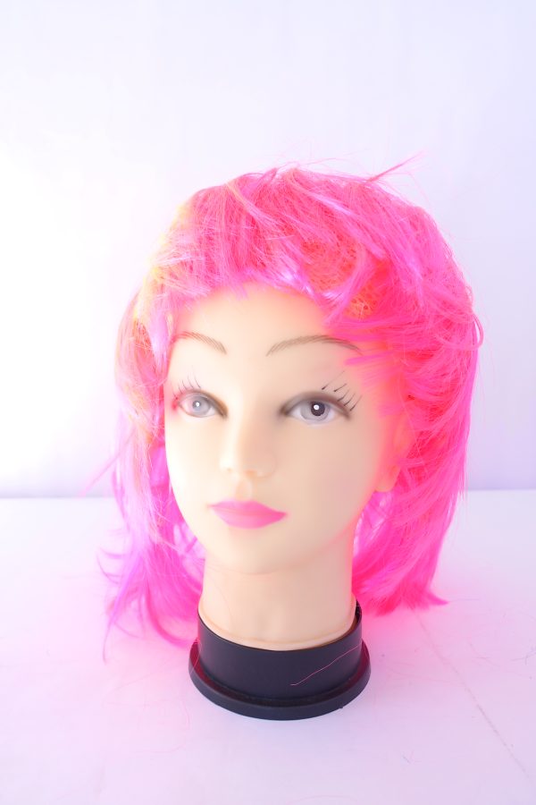 bule long wig
