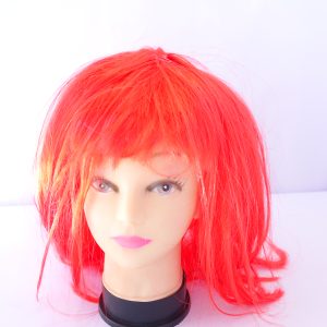 red long wig