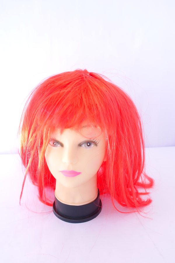 red long wig