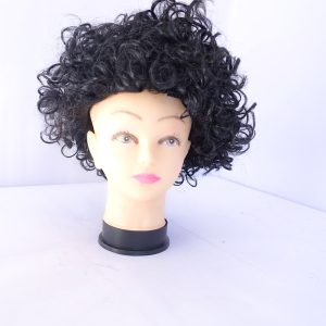 black clown wig