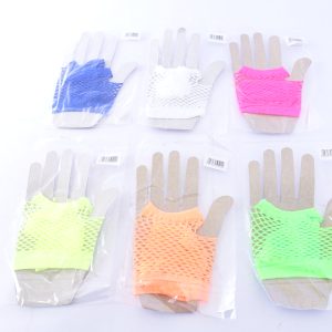 color net gloves short