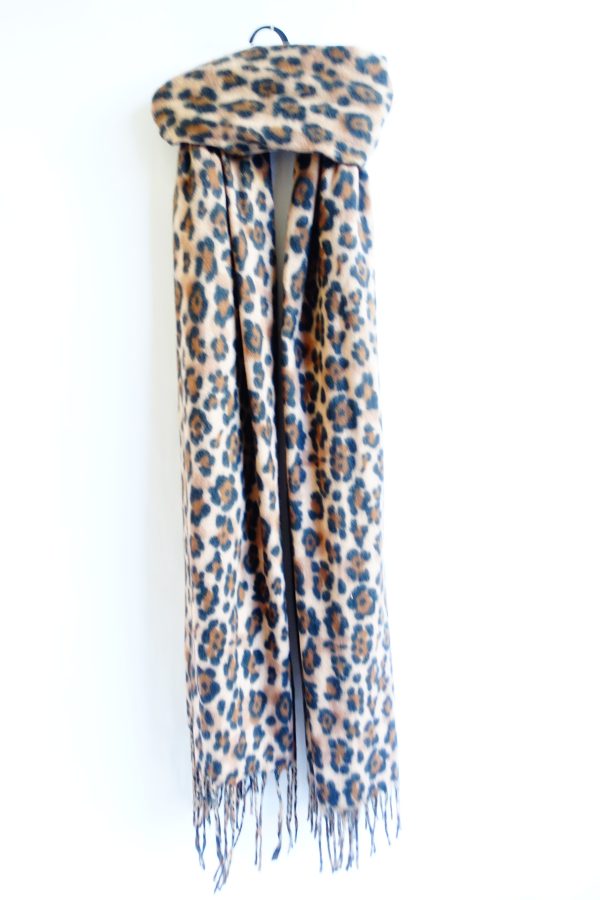 leopard print scarf
