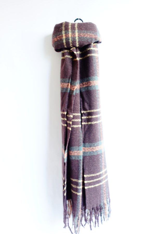 plaid scarf - Image 8
