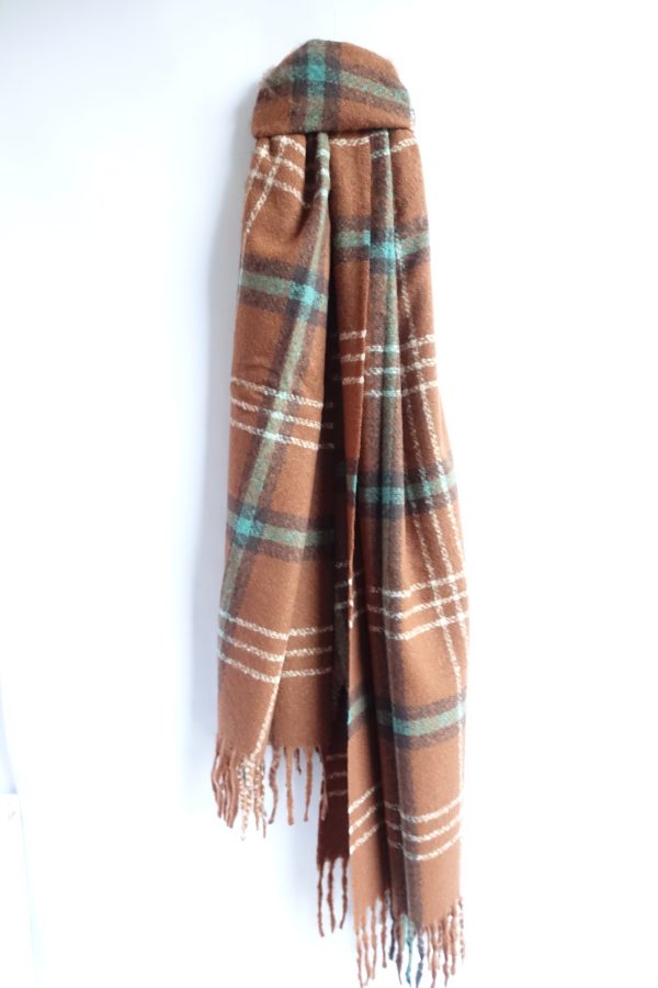 plaid scarf - Image 7