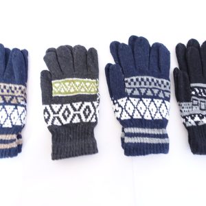 Man Pattern Gloves Full Finger