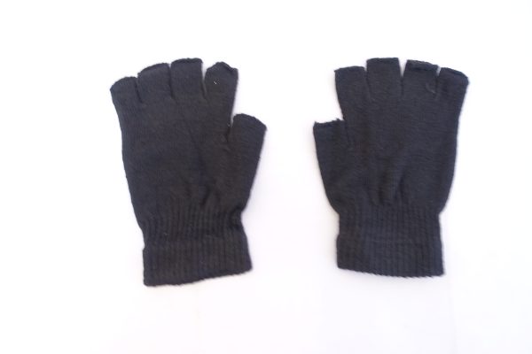 Black gloves fingerless ZS-3