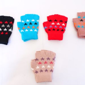 Kids Fingerless Gloves (star)