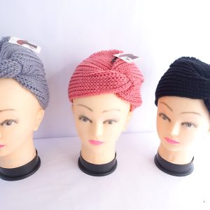 knitted turban-style headbands