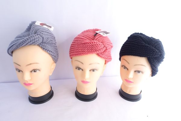 knitted turban-style headbands