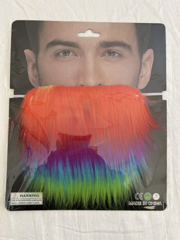 Mustache Novelty Colourful Beard